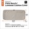 Classic Accessories Water-Resistant 48x18x3" Patio Bench/Settee Cushion Cover, Mushroom 60-396-016401-RT - alternate 8